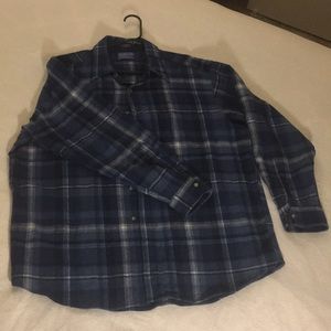 Pendleton blue flannel  size XL